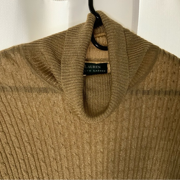 Ralph Lauren Tan Turtleneck Sweater - Picture 4 of 5